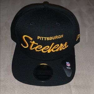 New Era Pittsburgh Steelers Black Snapback Hat